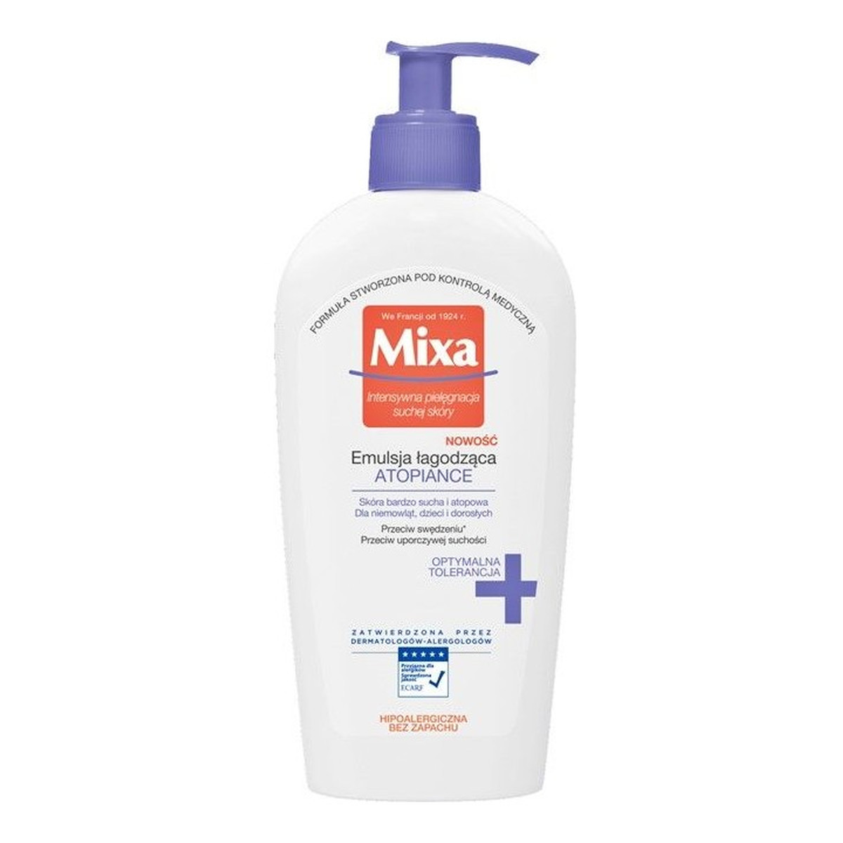 Mixa Atopiance Emulsja łagodząca do twarzy i ciała dla dzieci 400ml