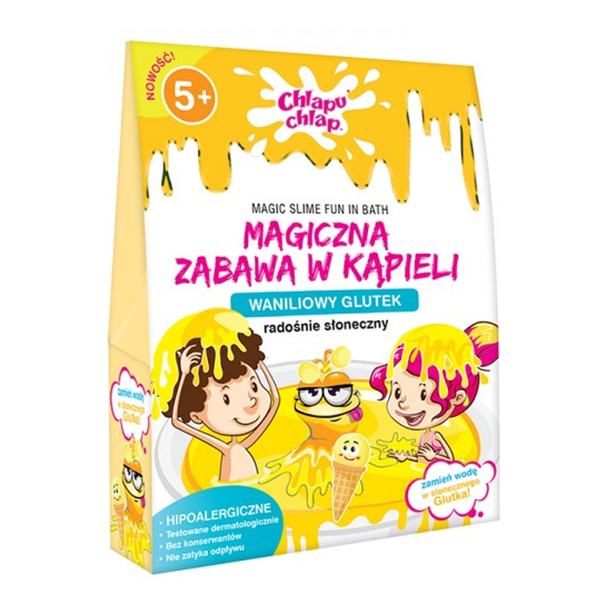 Chlapu Chlap GLUTEK DO KĄPIELI WANILIOWY 150g