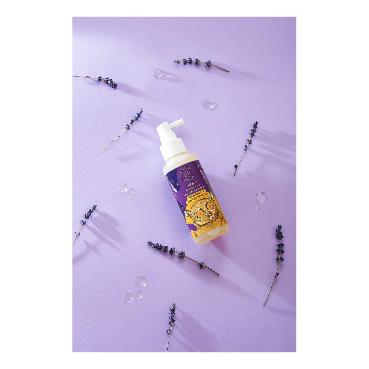 Hairy Tale Sleepy Wcierka nocna Melatonina i Peptydy Miedziowe 120ml