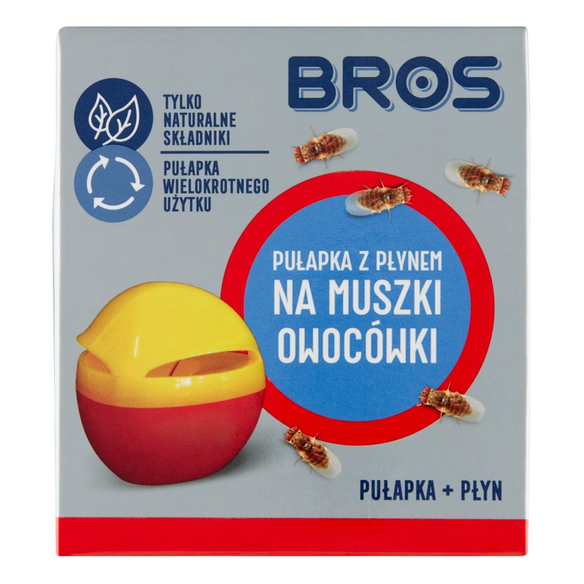 Bros Pułapka z płynem na muszki owocówki 15ml