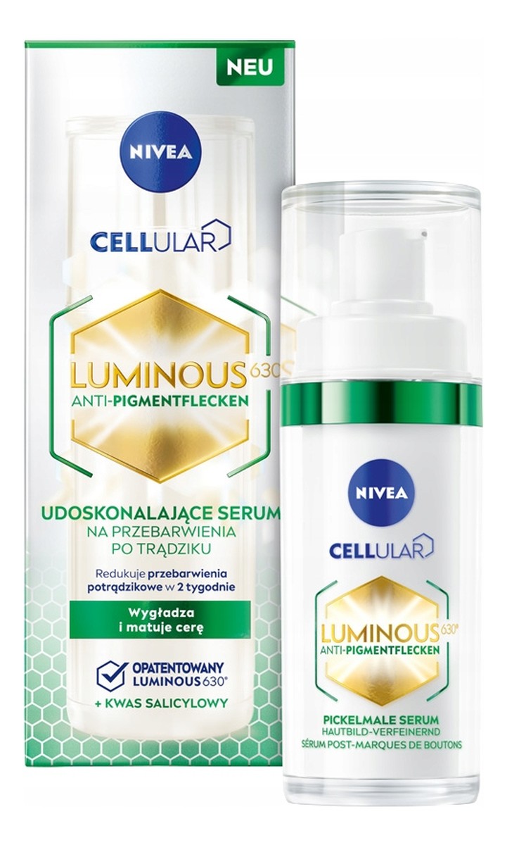 Cellular luminous 630® udoskonalające serum na przebarwienia po trądziku