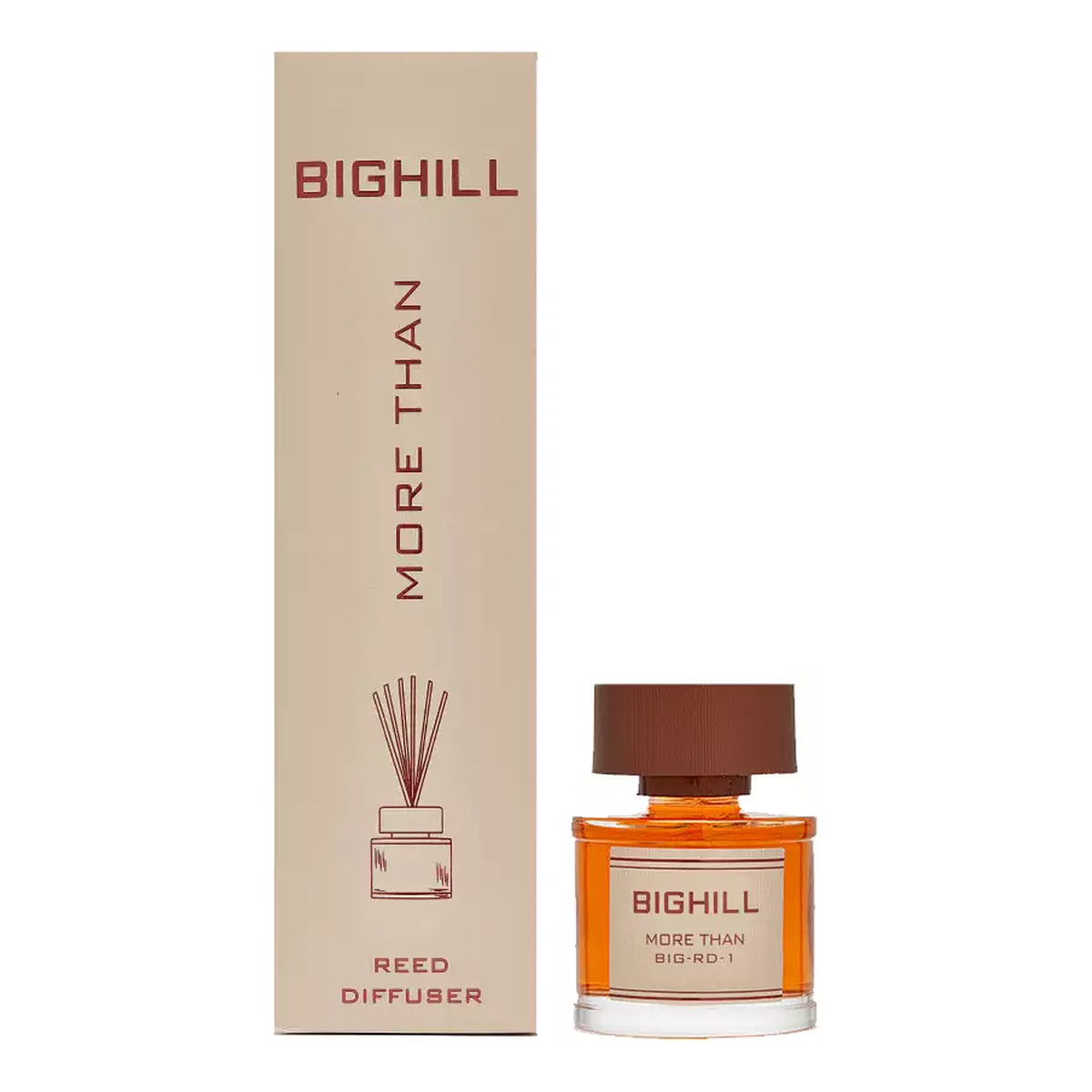 Bighill Ekskluzywny dyfuzor zapachowy z patyczkami Kirke + More Than 2x120ml