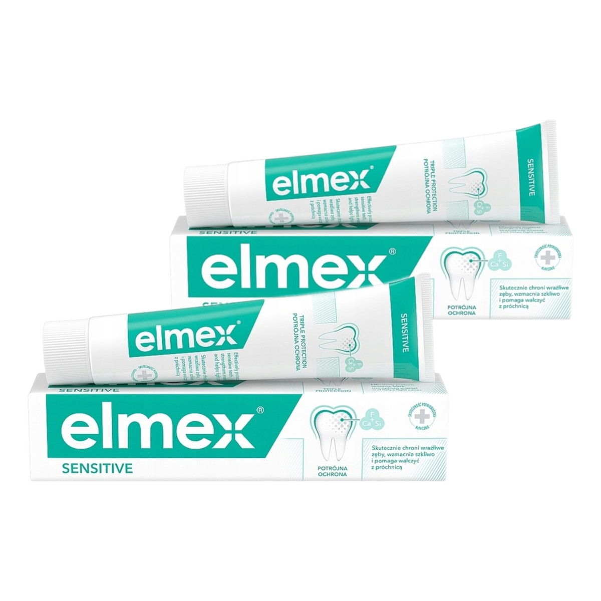 elmex Sensitive Pasta Do Zębów 2x75ml