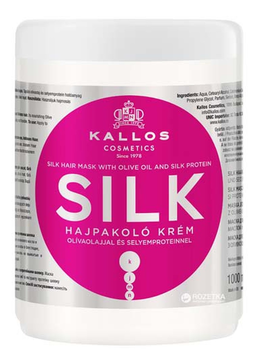 Regenerująca Maska Do Włosów z Jedwabiem