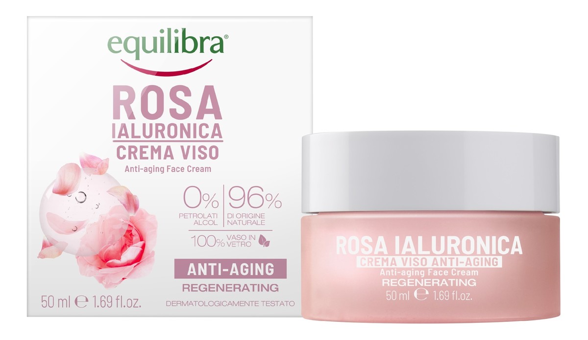 Anti-Aging Face Cream różany krem przeciwstarzeniowy z kwasem hialuronowym