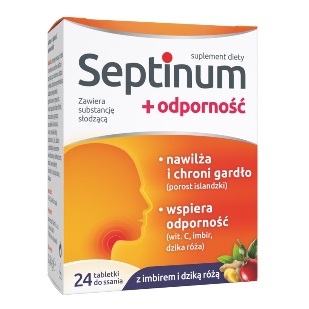 Septinum + odporność suplement diety 24 tabletki do ssania