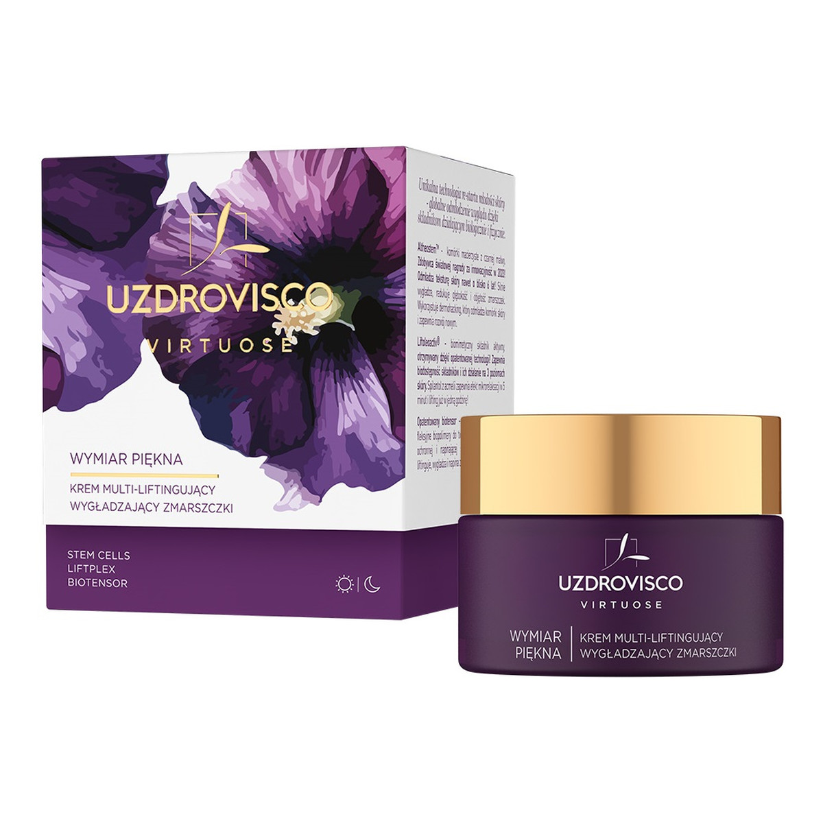 Uzdrovisco Virtuose Wymiar Piękna Krem multi-liftingujący wygładzający zmarszczki 50ml