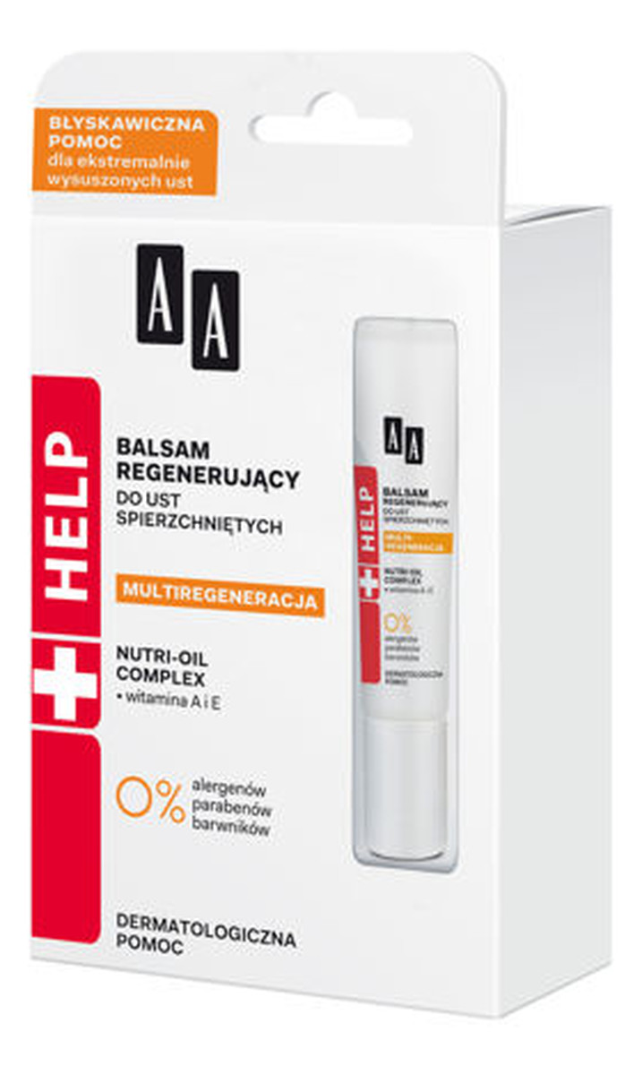 Balsam regenerujący do ust spierzchniętych