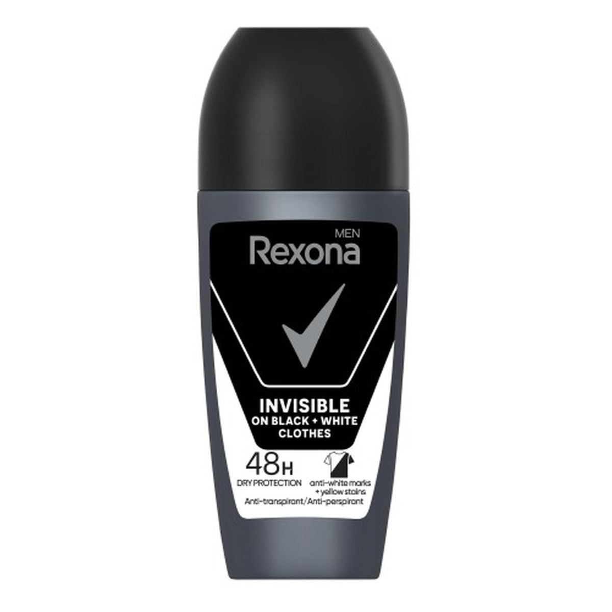 Rexona Invisible Black & White Roll-On Antiperspirant 50ml