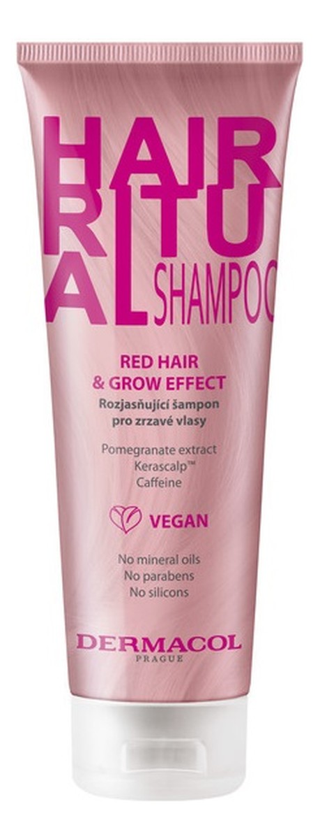 Hair ritual shampoo szampon do włosów red hair & grow effect
