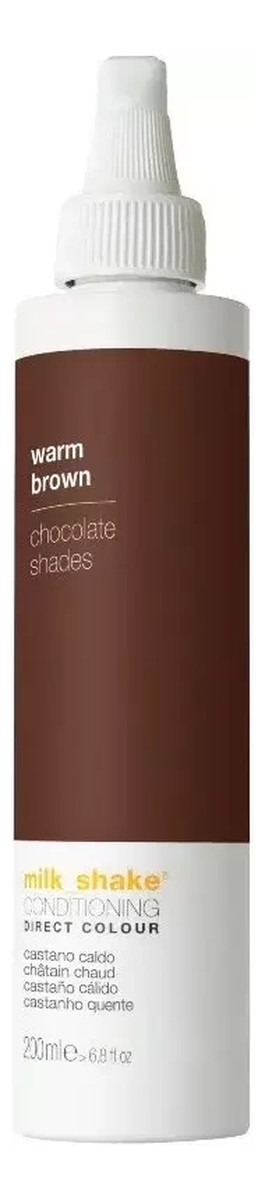 Koloryzująca odżywka do włosów Ciepły Brąz