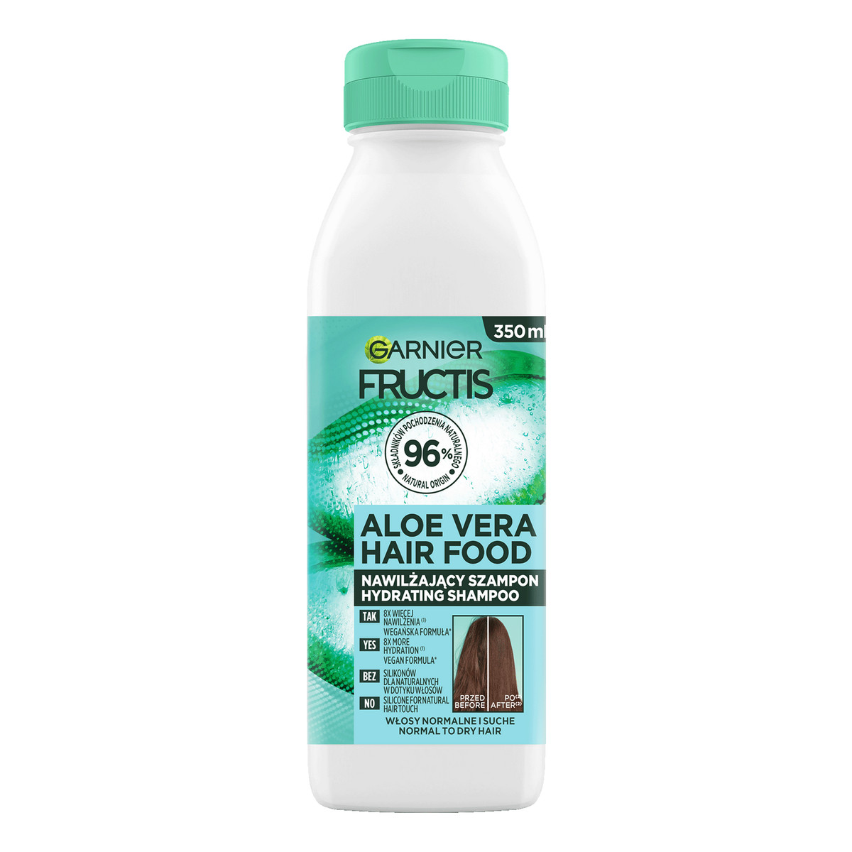 Garnier Fructis Aloe Hair Food Odżywka nawilżająca do włosów normalnych i suchych 350ml