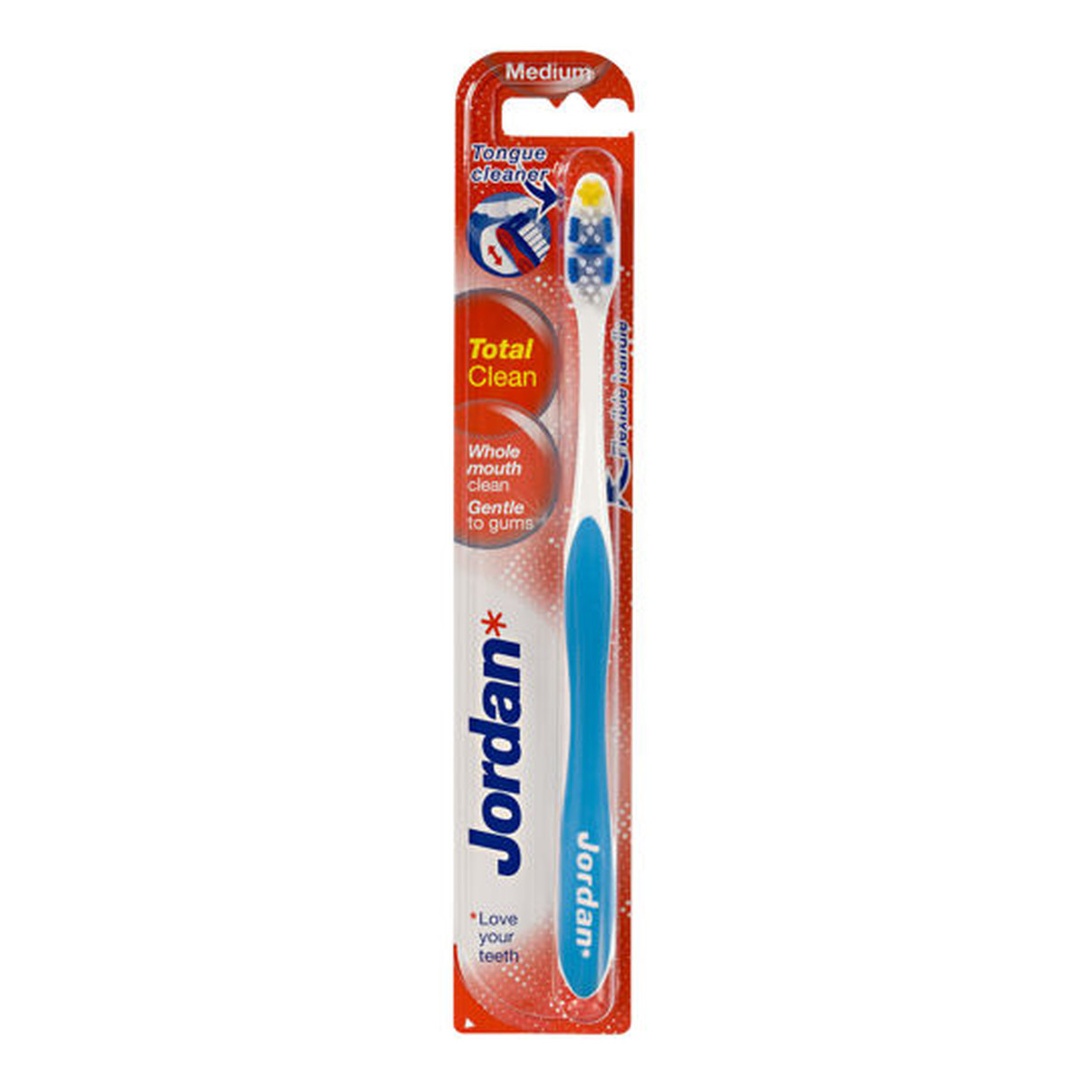 Jordan Total Clean Szczoteczka do zębów średnia