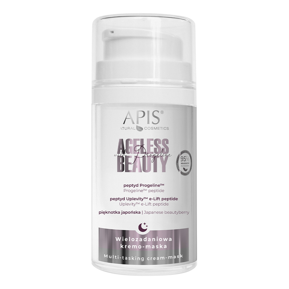 Apis Ageless Beauty Zestaw świąteczny Hydrożelowy krem na dzień z Progeliną 50ml + Wielozadaniowa kremo-maska na noc z Progeliną 50ml