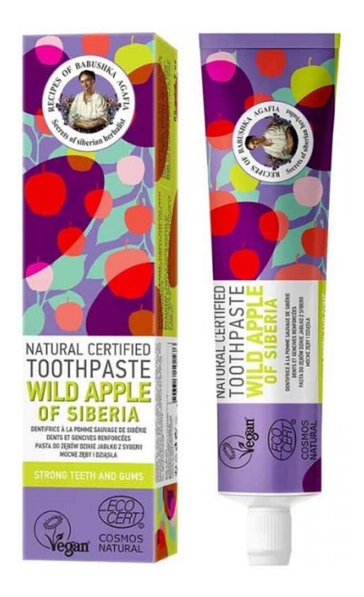Pasta do zębów mocne zęby i dziąsła Wild Apple of Siberia