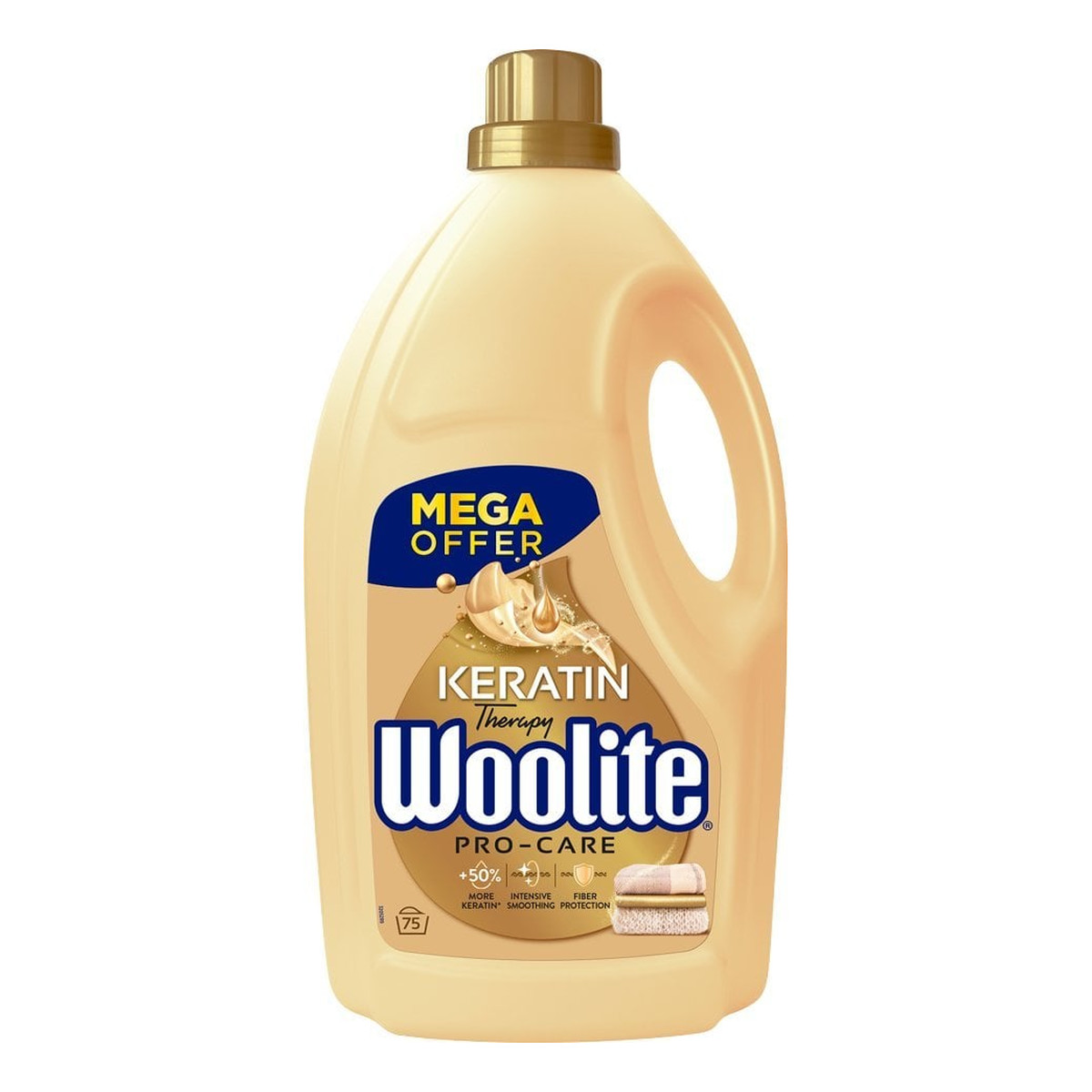 Woolite Keratin Therapy Pro Care Płyn do prania tkanin i wełny 75 prań 4.5l