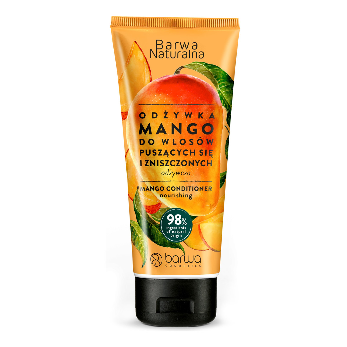 Barwa Naturalna Odżywka do włosów puszących się i zniszczonych odżywcza Mango 200ml
