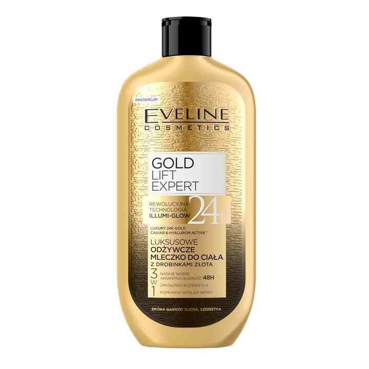 Eveline Luxury Expert 24K Gold luksusowe mleczko do ciała z drobinkami złota 350ml