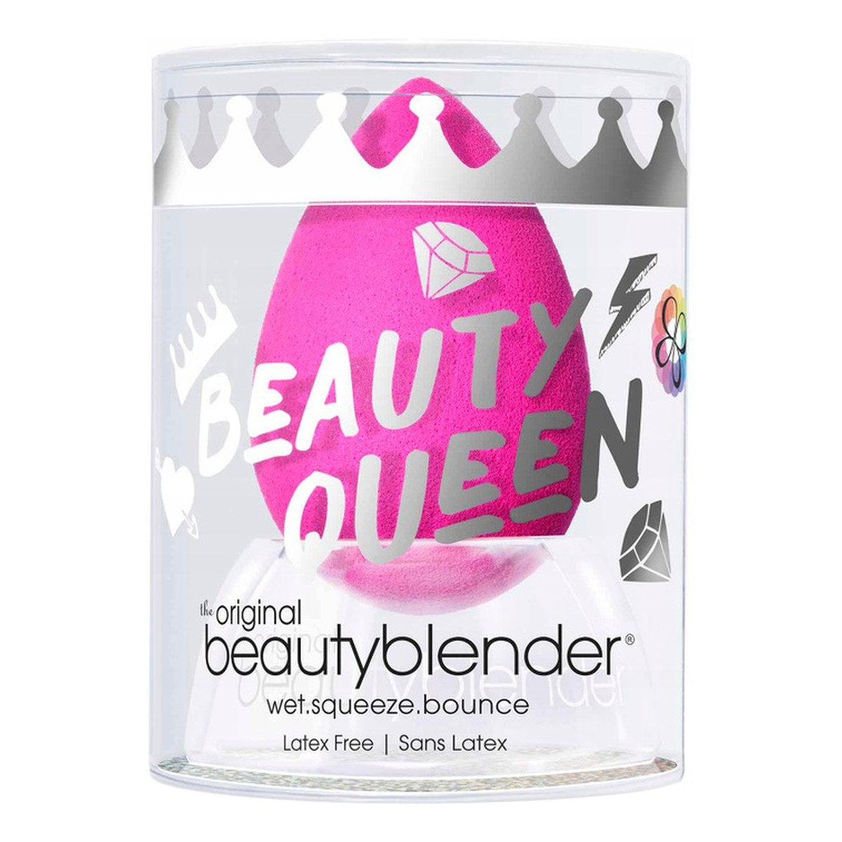 Beauty Blender GĄBKA DO NAKŁADANIA MAKIJAŻU RÓŻOWA + crystal nest