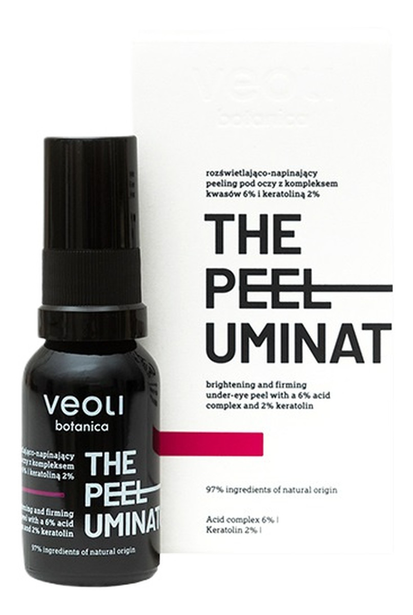 The peeluminator rozświetlająco-napinający peeling pod oczy