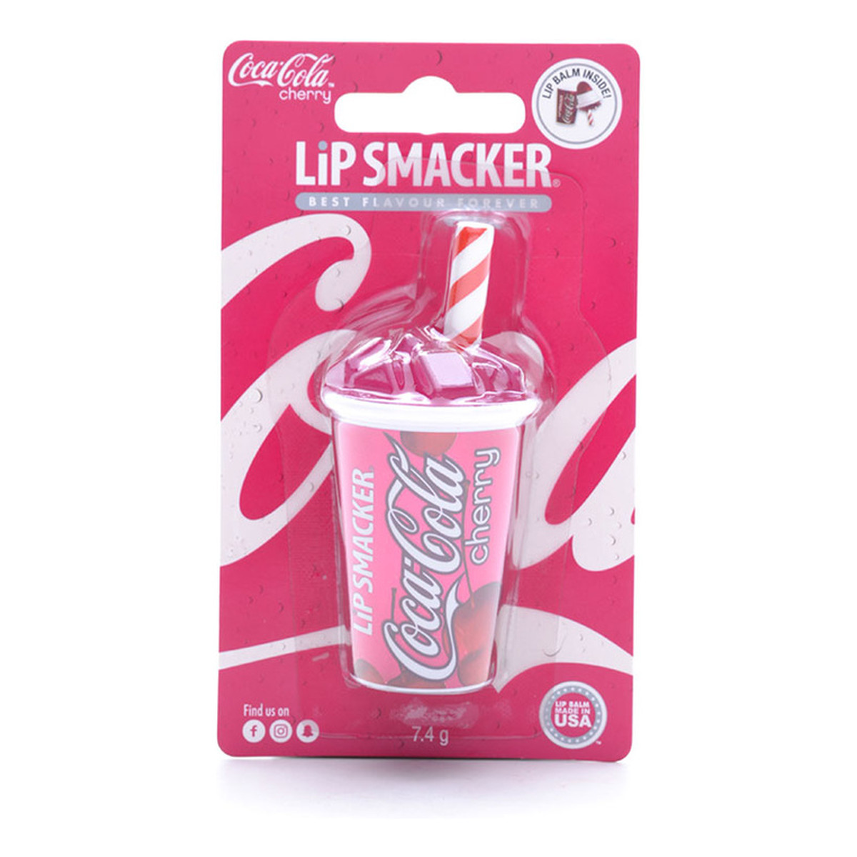 Lip Smacker Cup Lip Balm Balsam do ust coca-cola cherry 7,4 g