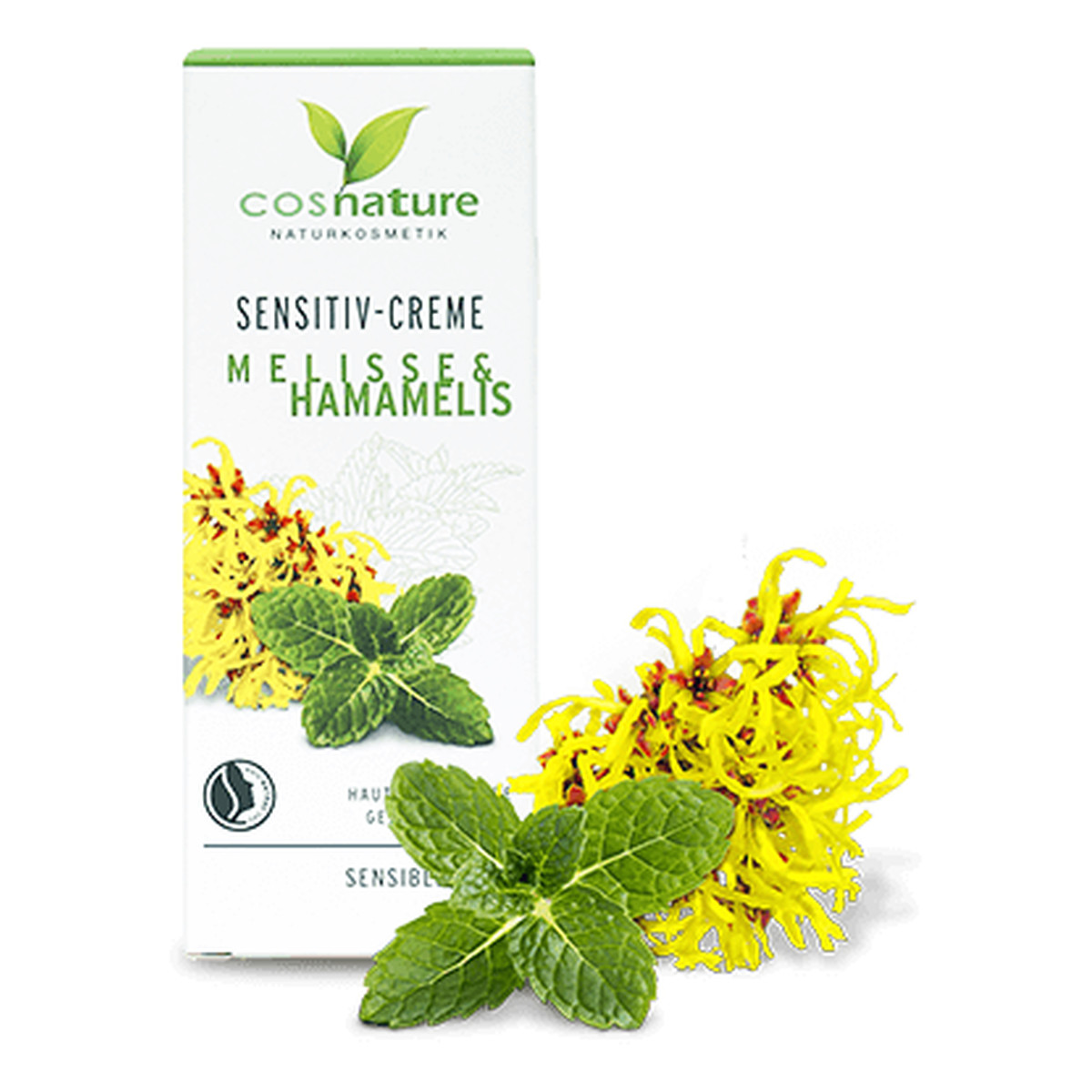 Cosnature Naturalny łagodzący krem do skóry wrażliwej z melisą i oczarem wirginijskim 50ml