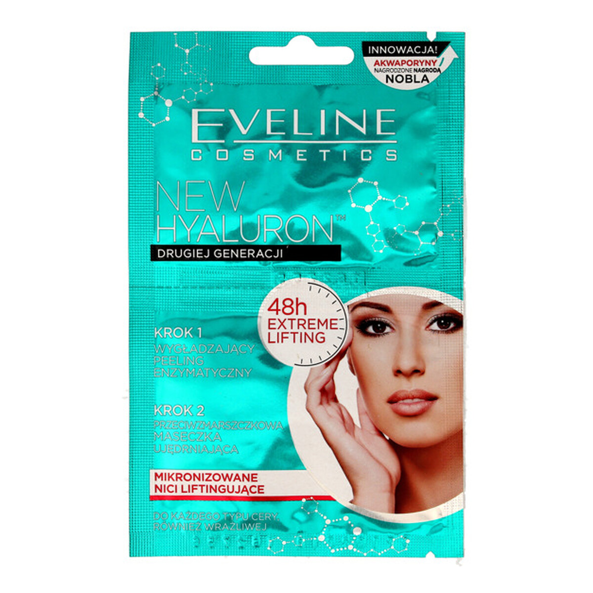 Eveline New Hyaluron Drugiej Generacji Maseczka 2-fazowa 5mlx2 10ml