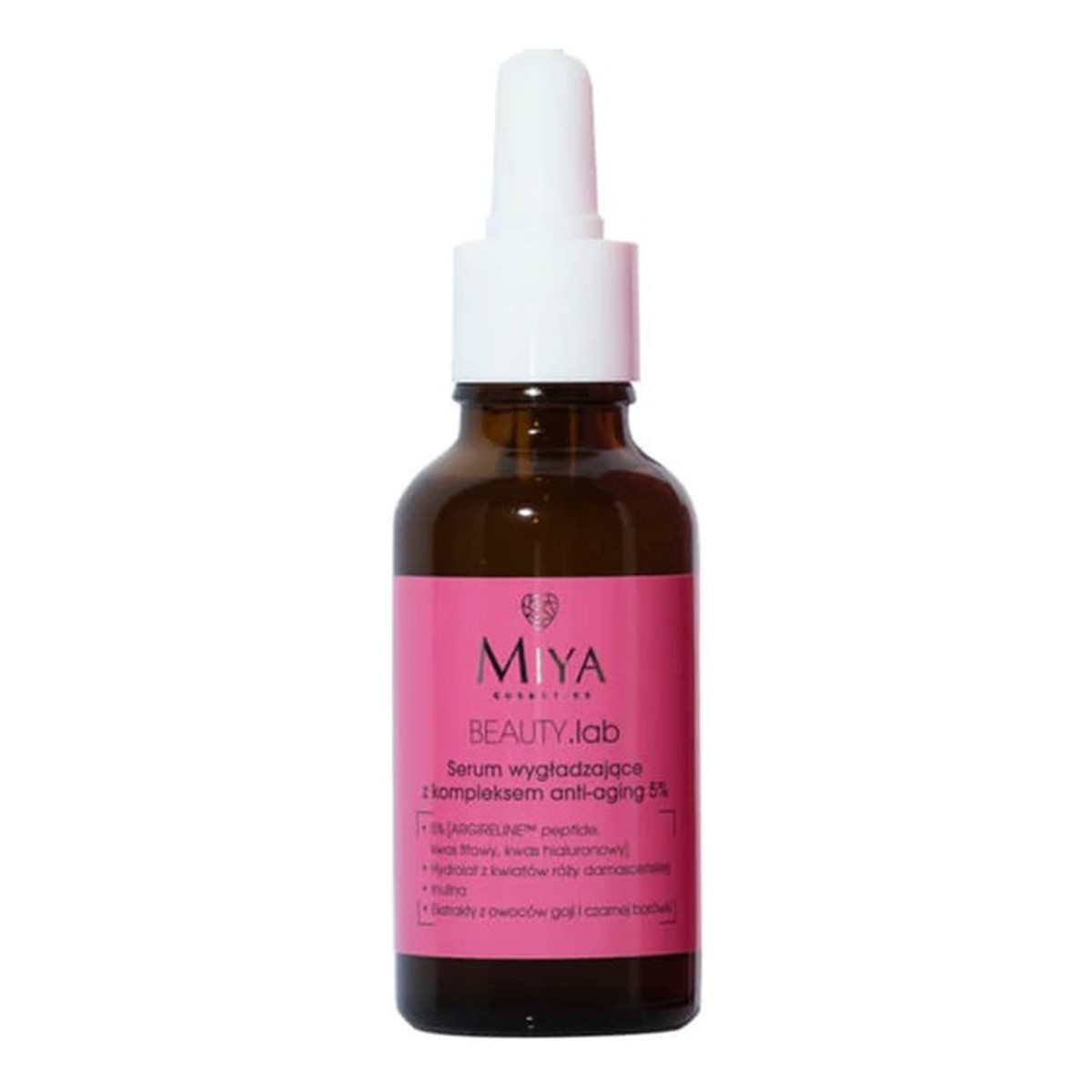 Miya Cosmetics BEAUTY.lab serum wygładzające z kompleksem anti-aging 5% 30ml