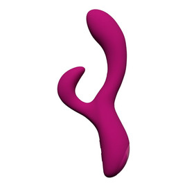 Quinn rabbit vibrator podgrzewany podwójny wibrator burgundy