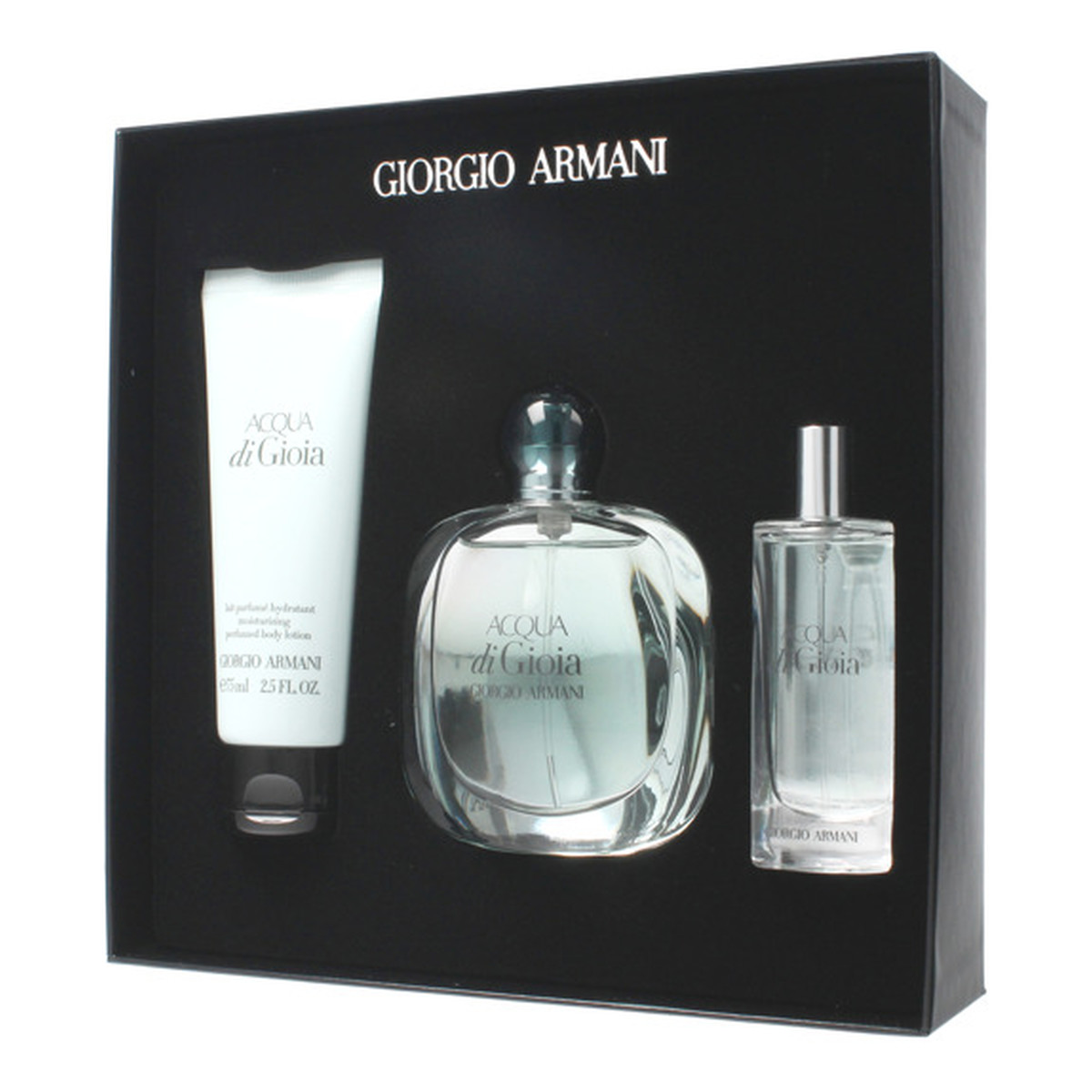 Giorgio Armani Acqua di Gioia zestaw (woda perfumowana 50ml + balsam do ciała 75ml + woda perfumowana 15ml) 75ml