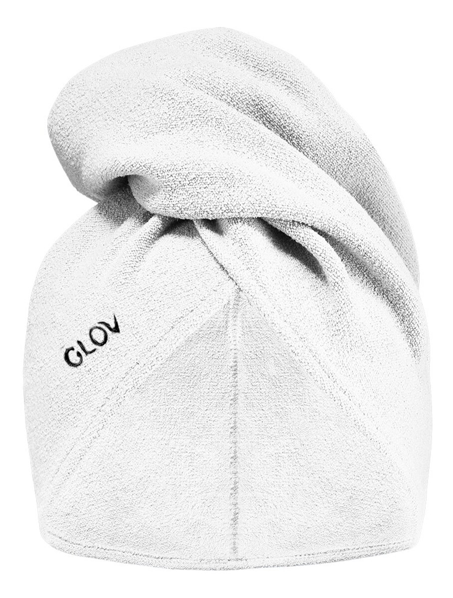 Ultrachłonny pielęgnacyjny turban do włosów white