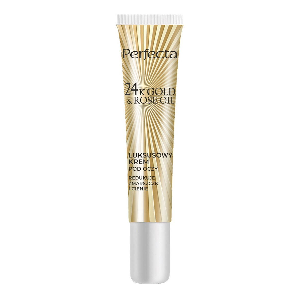 Perfecta 24K Gold Rose Oil luksusowy Krem przeciwzmarszczkowy pod oczy 15ml