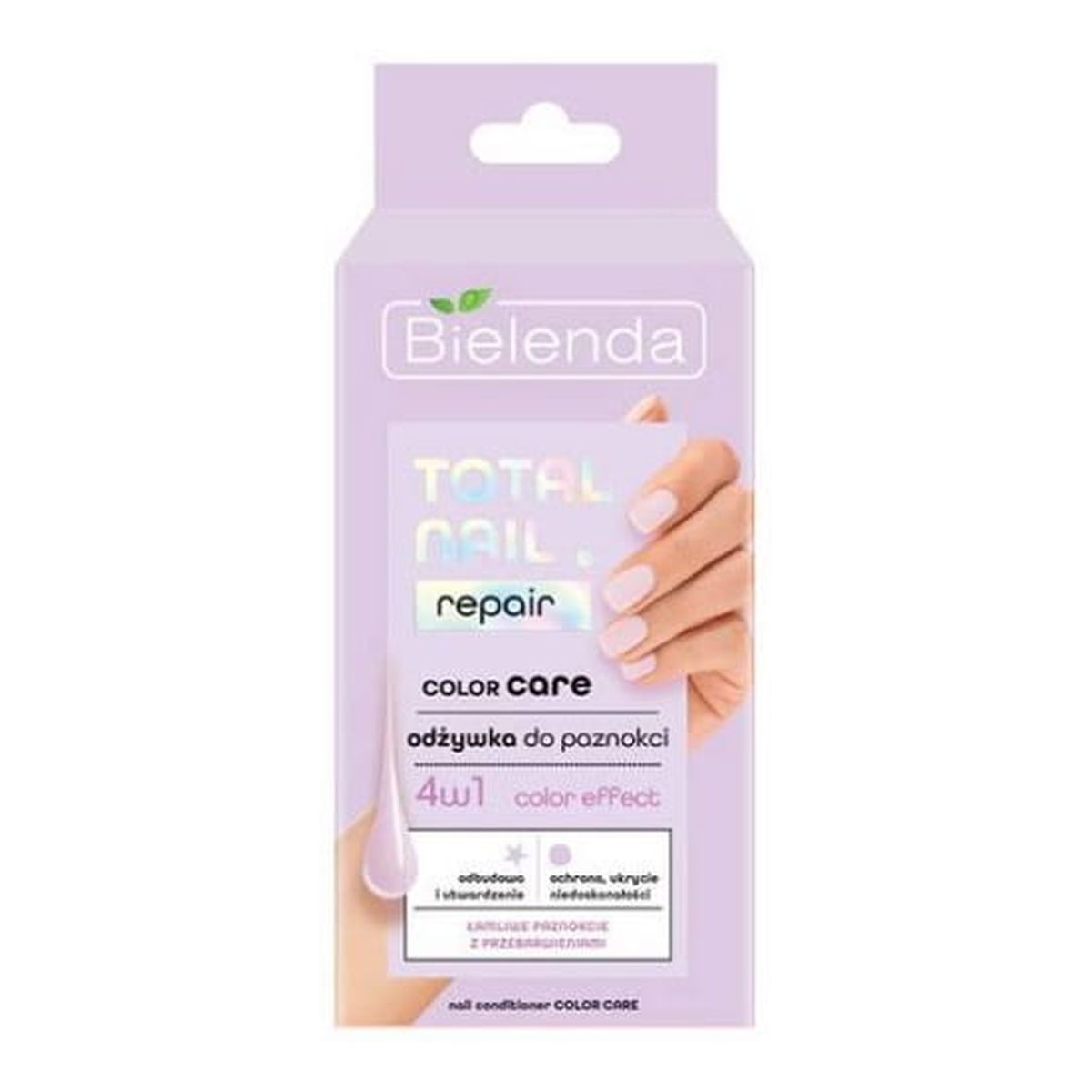 Bielenda Total Nail Repair Odżywka do paznokci Color Care 4w1 10ml