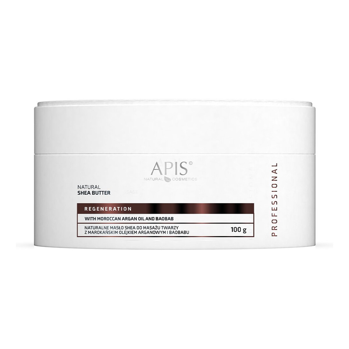 Apis Regeneration naturalne Masło shea z marokańskim olejkiem arganowym i z baobabu 100g