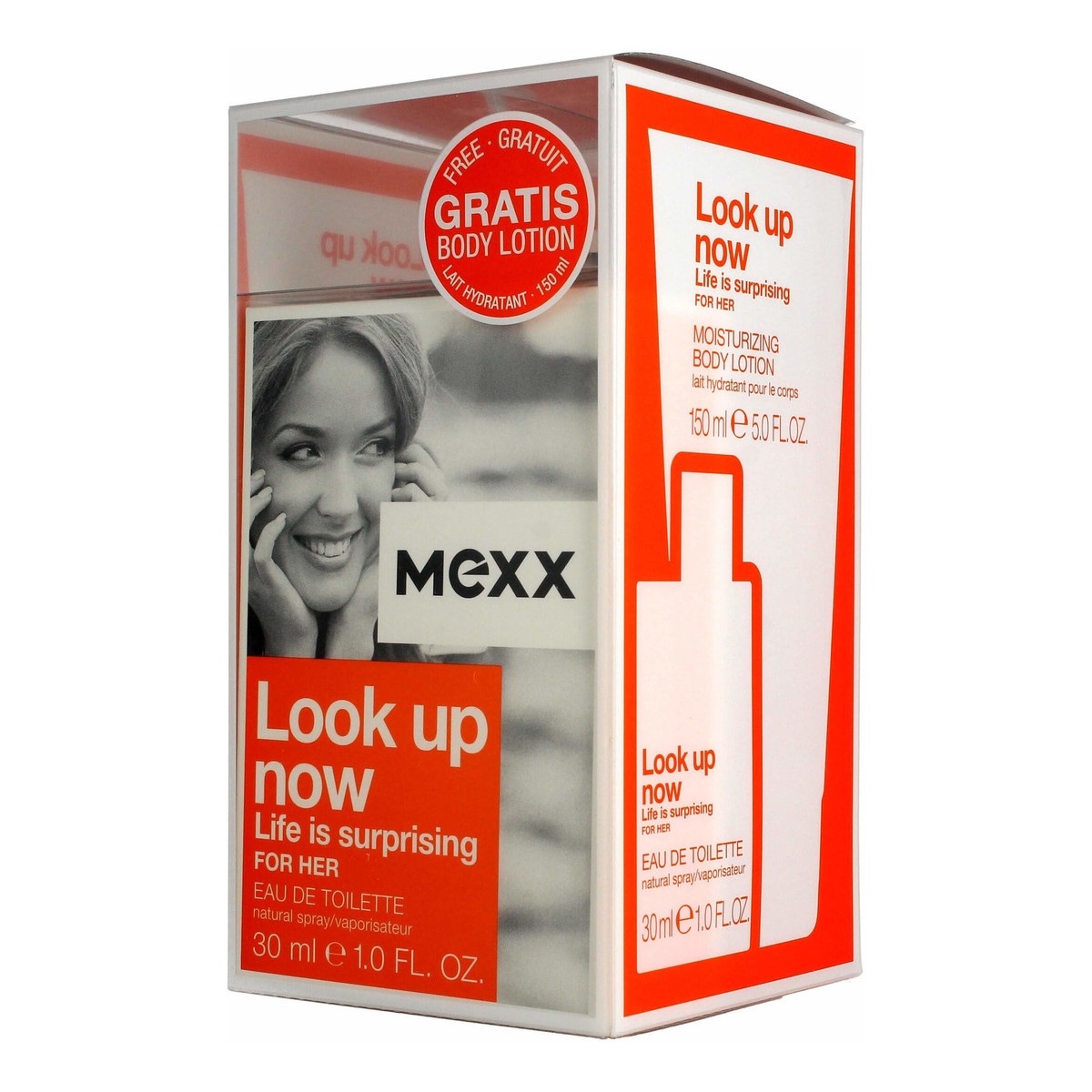 Mexx Look Up Now Woman Zestaw kosmetyków (woda toaletowa 30ml + balsam do ciała 150ml)