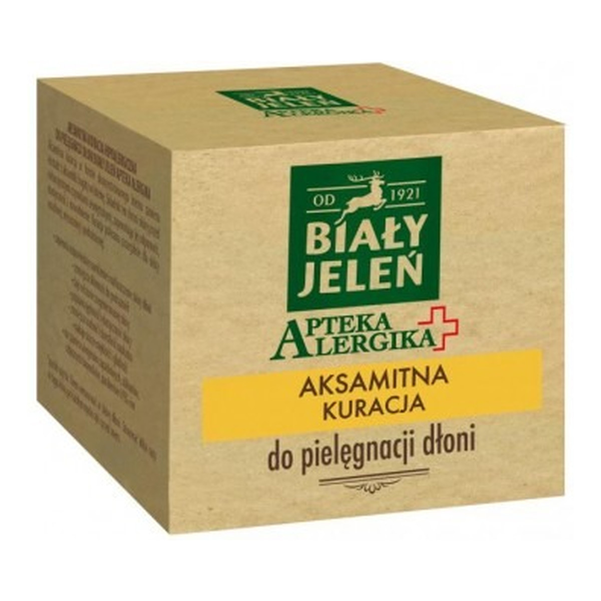 Biały Jeleń Apteka Alergika Aksamitna kuracja do pielęgnacji dłoni 60ml