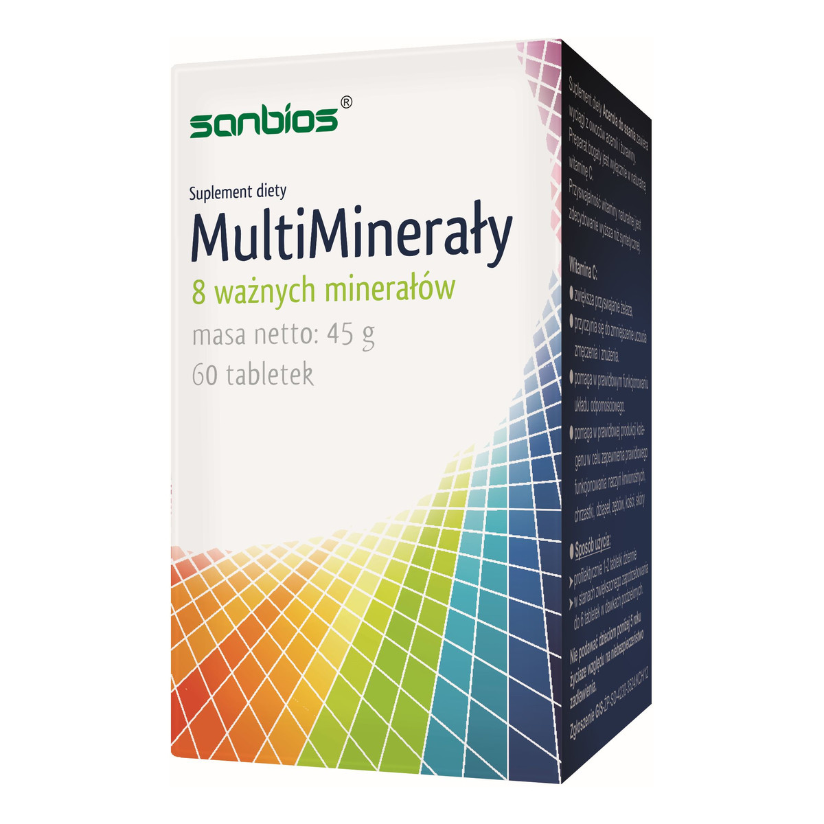 Sanbios Multiminerały suplement diety 60 tabletek