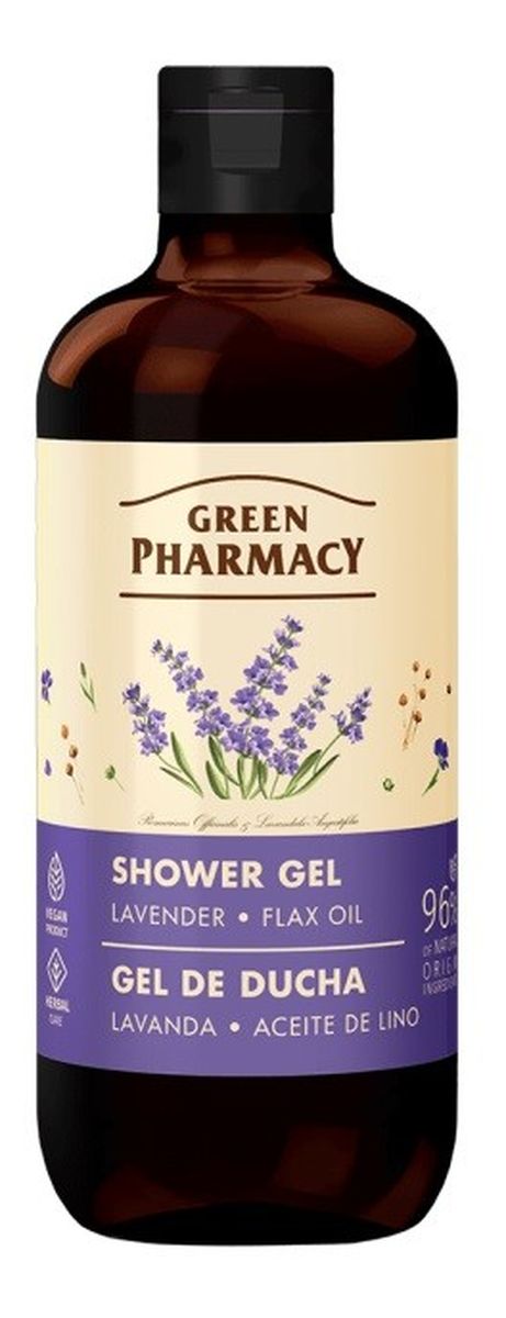 Multi Żel pod prysznic lawenda i olejek lniany 500 ml