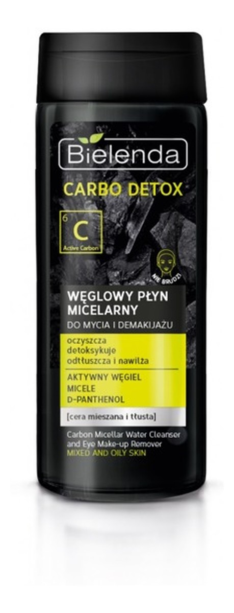 Czarny Węgiel Płyn micelarny do demakijażu twarzy