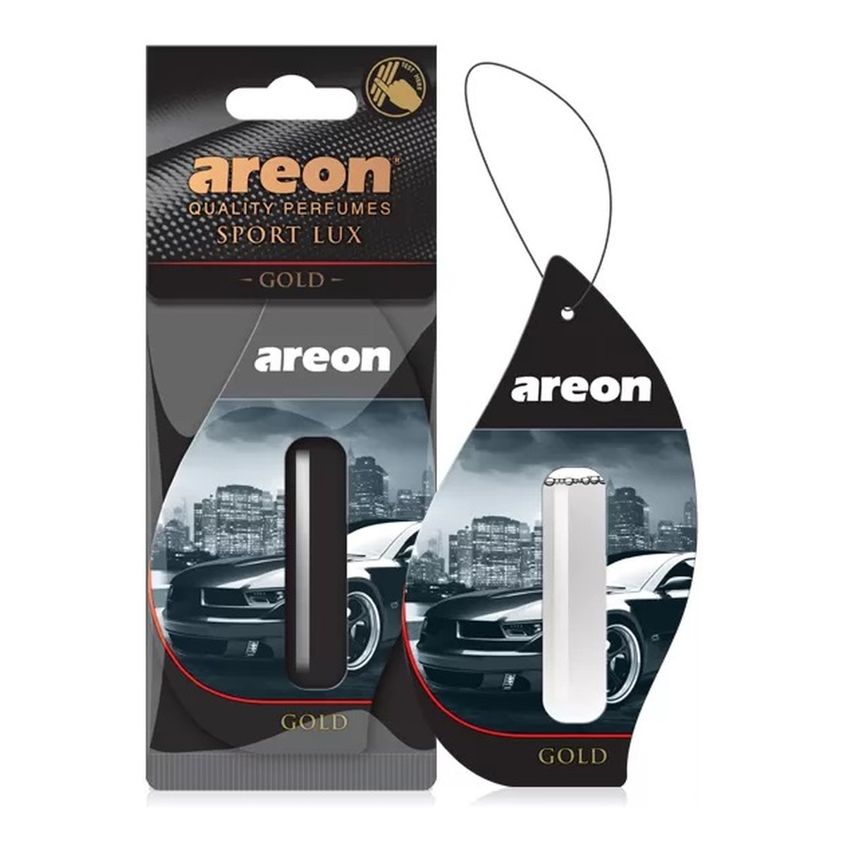 Areon Sport lux liquid zawieszka zapachowa do samochodu gold