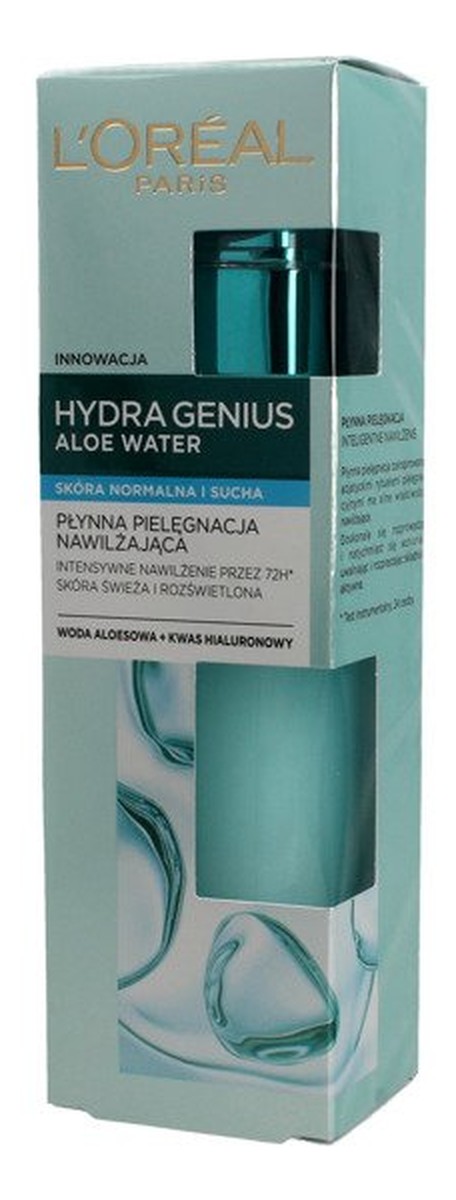 Hydra Genius Aloe Water płynny żel nawilżający do skóry normalnej i suchej