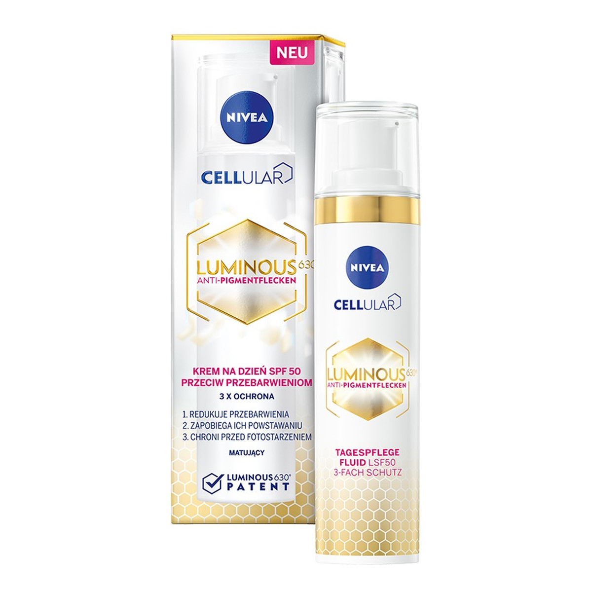 Nivea Cellular Luminous 630 Anti-Pigmentflecken krem przeciw przebarwieniom 40ml