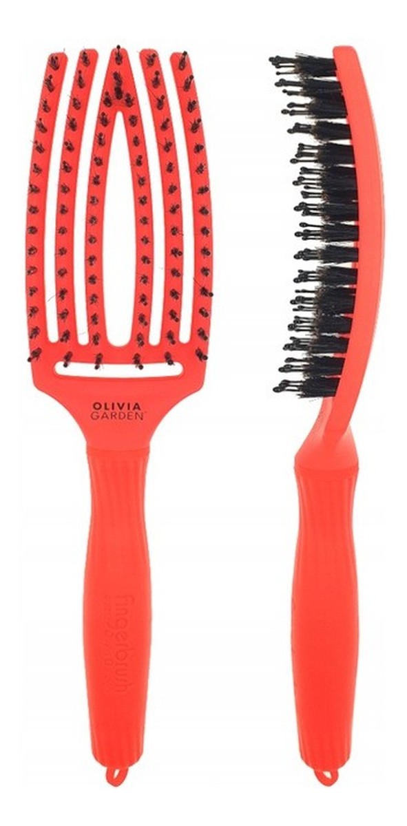 Combo Medium Szczotka do Rozczesywania Włosów i Masażu Neon Orange