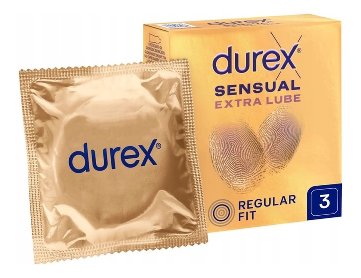 Sensual extra lube prezerwatywy z dodatkowym lubrykantem 3szt