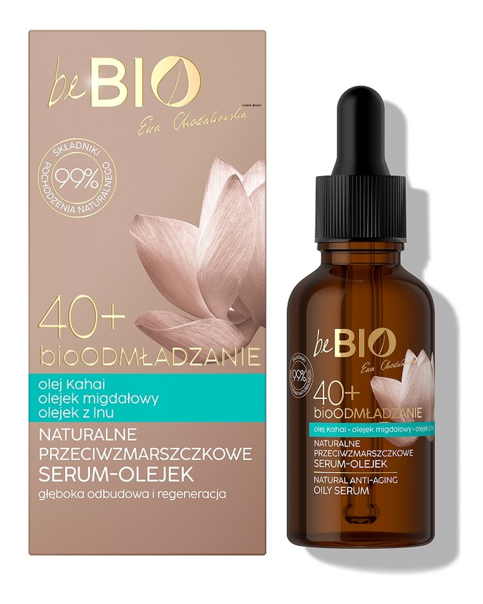 Hyaluro bioodmładzanie 40+ naturalne serum-olejek do twarzy