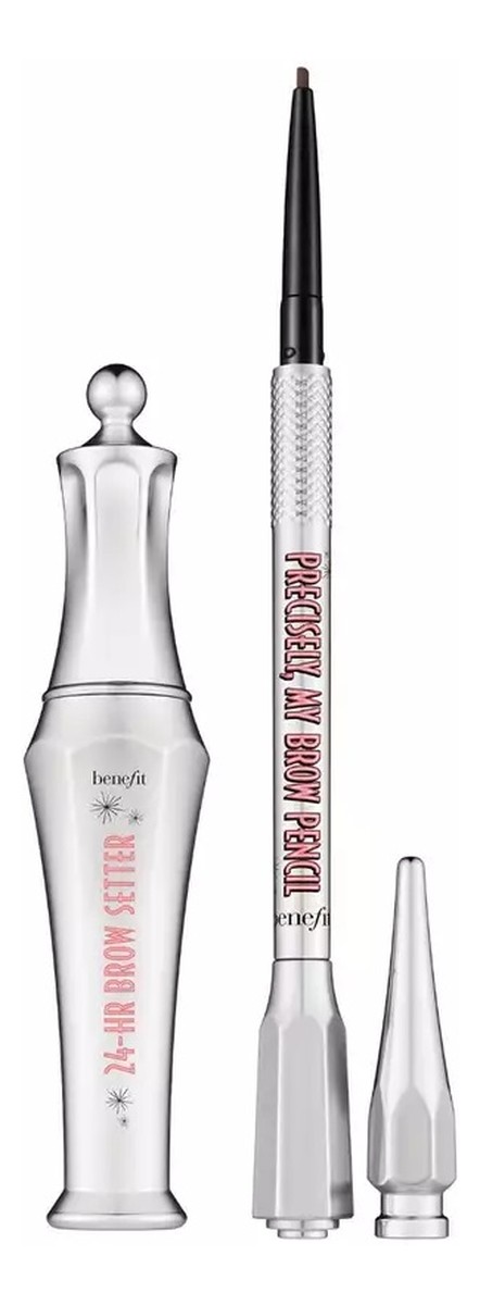 Zestaw Brow Bigshots 24-Hour Brow Setter żel do brwi Clear + Precisely My Brow Pencil kredka do brwi Warm Deep Brown