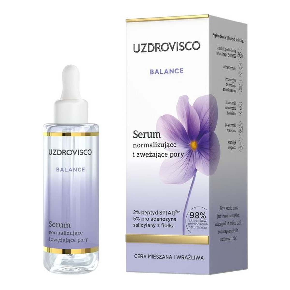 Uzdrovisco Balance Serum normalizujące i zwężające pory 30ml
