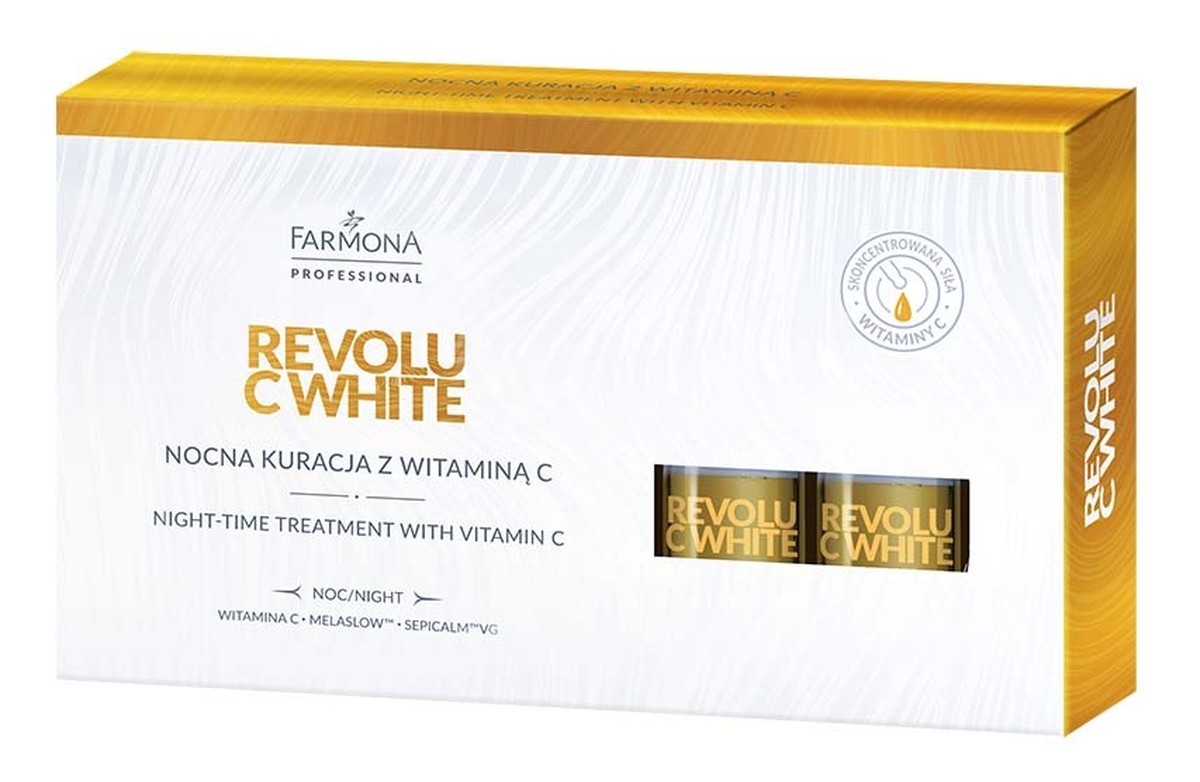 Revolu c white nocna kuracja z witaminą c 5x