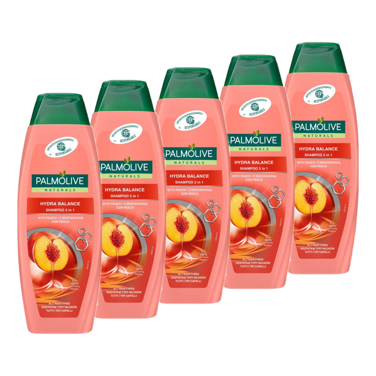 Palmolive Naturals Hydra Balance Szampon i odżywka 2w1 5x350ml