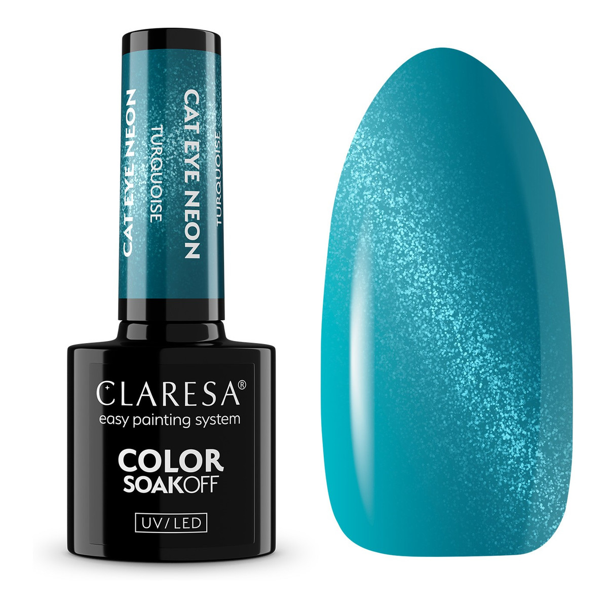 Claresa Cat Eye Neon Lakier Hybrydowy 5g